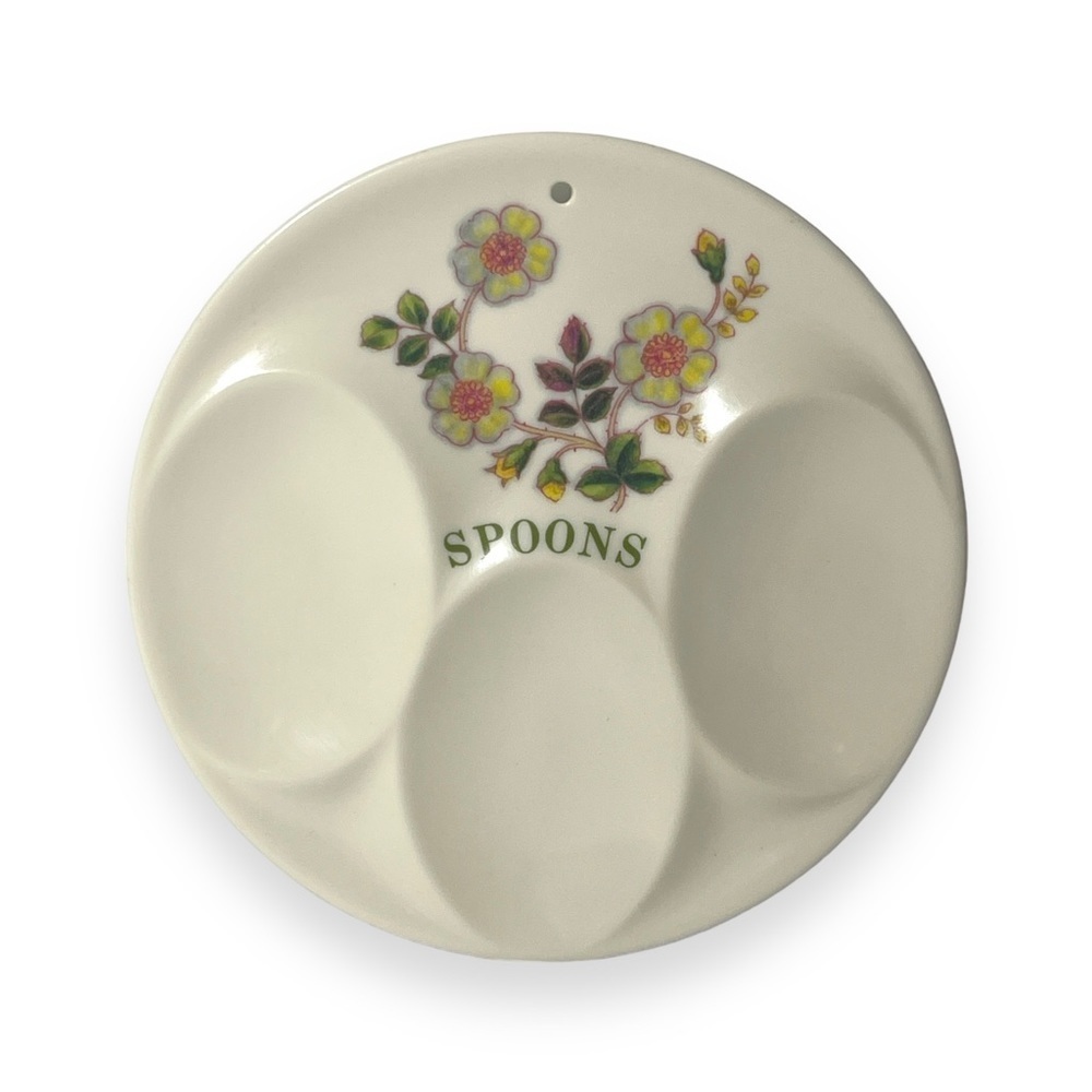 Marks & Spencer Autumn Leaves Melamine Spoon‎ Rest 6” Dia
